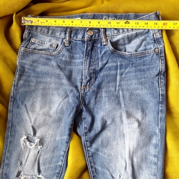 Gap Men's Distressed Skinny Jeans - Picture 3 of 7